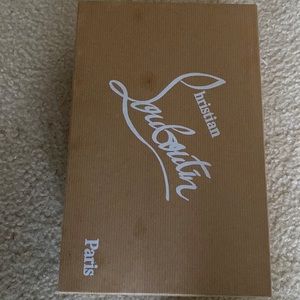 Patent leather black Christian Louboutin shoes. Size 7.5